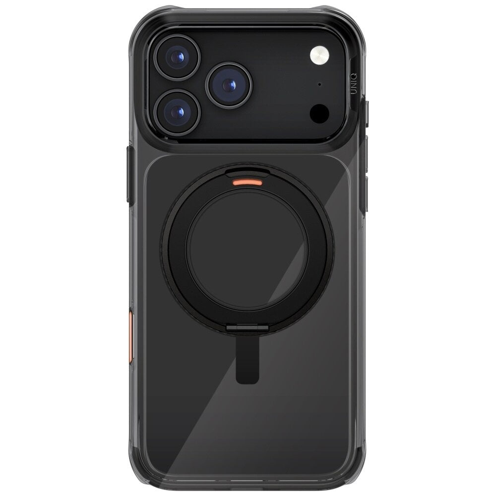 Kotelo Apple iPhone 17 Pro Maxille, UNIQ, Swivix, Musta