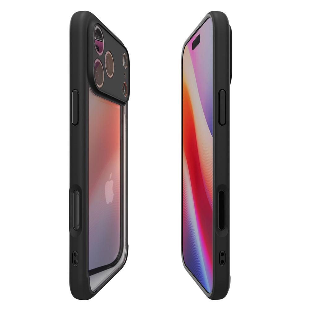Kotelo Apple iPhone 17 Prolle, Spigen, Ultra Hybrid, Mattamusta ACS10343