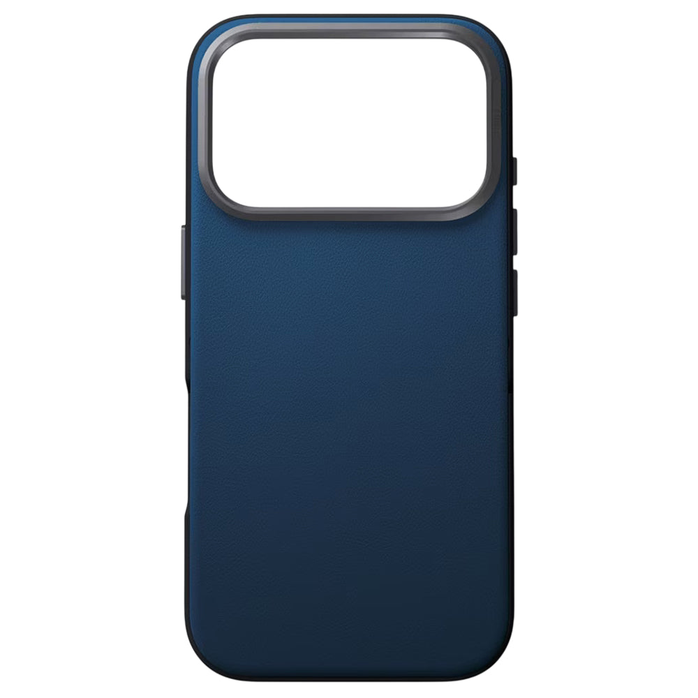 Case for Apple iPhone 17 Pro, UNIQ, Lyden Leatherette, Black Blue