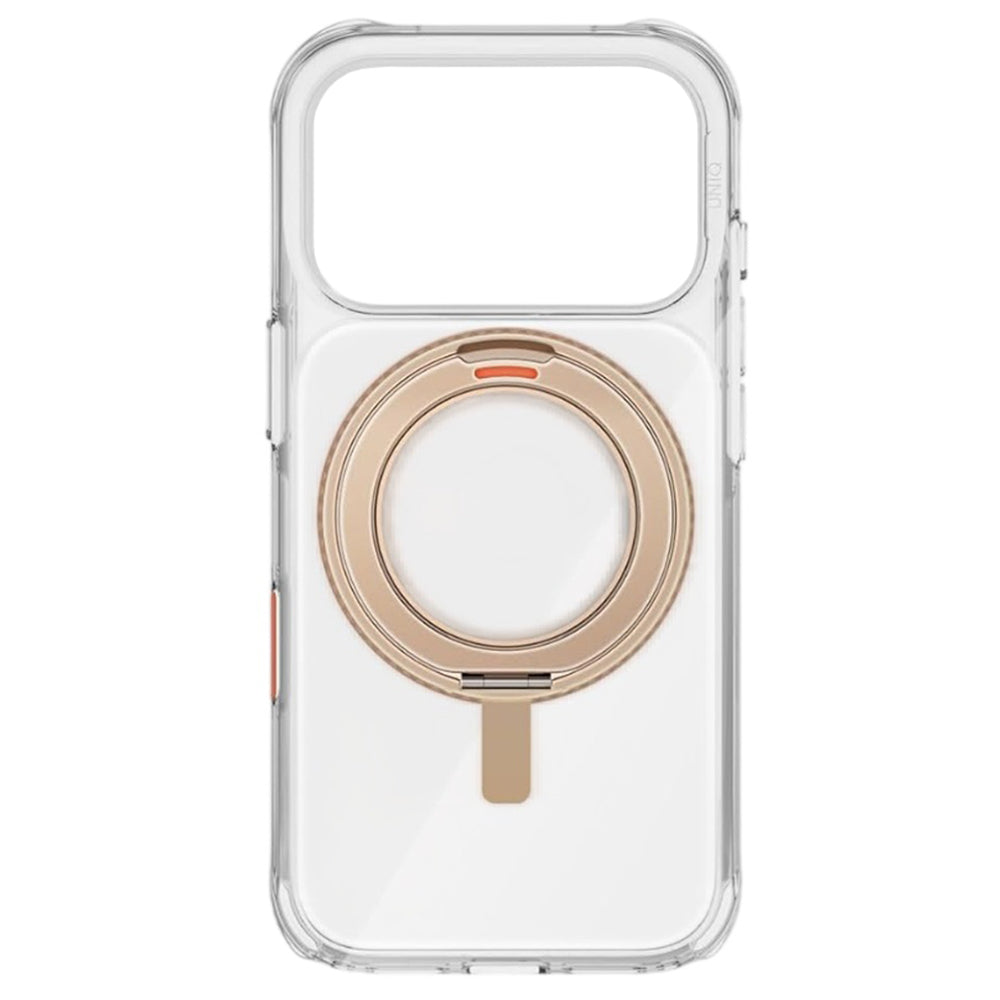 Kotelo Apple iPhone 17 Prolle, UNIQ, Swivix, Kultainen