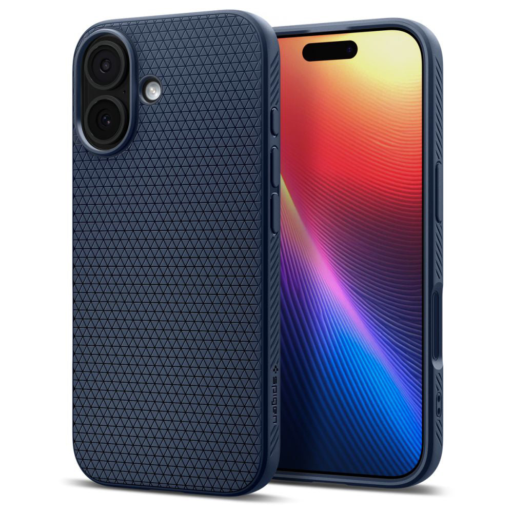 Kotelo Apple iPhone 17:lle, Spigen, Liquid Air, Tummansininen ACS10370