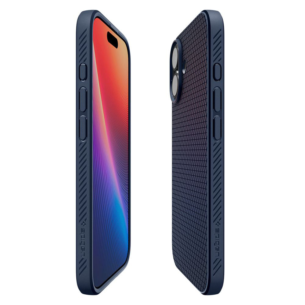 Kotelo Apple iPhone 17:lle, Spigen, Liquid Air, Tummansininen ACS10370