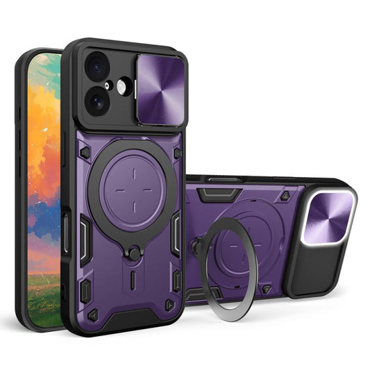 Kotelo Apple iPhone 17:lle, Techsuit, CamGuard Pro, Violetti