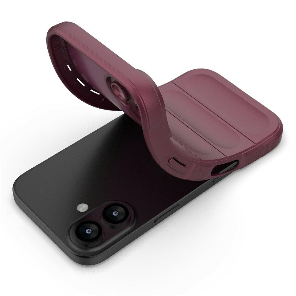 Kotelo Apple iPhone 17:lle, Techsuit, Magic Shield, Kirsikanpunainen