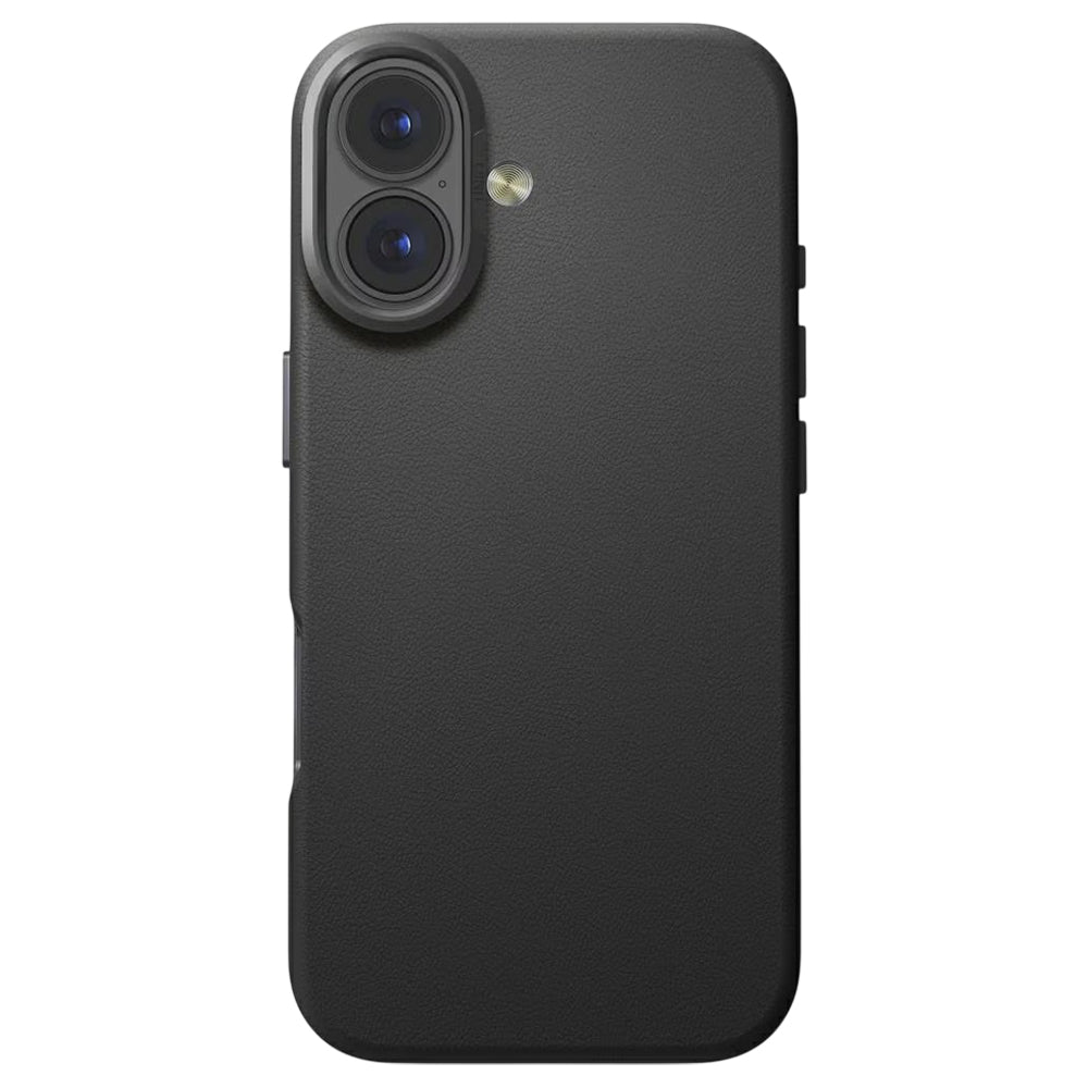 Kuori Apple iPhone 17:lle, UNIQ, Lyden Leatherette, Musta