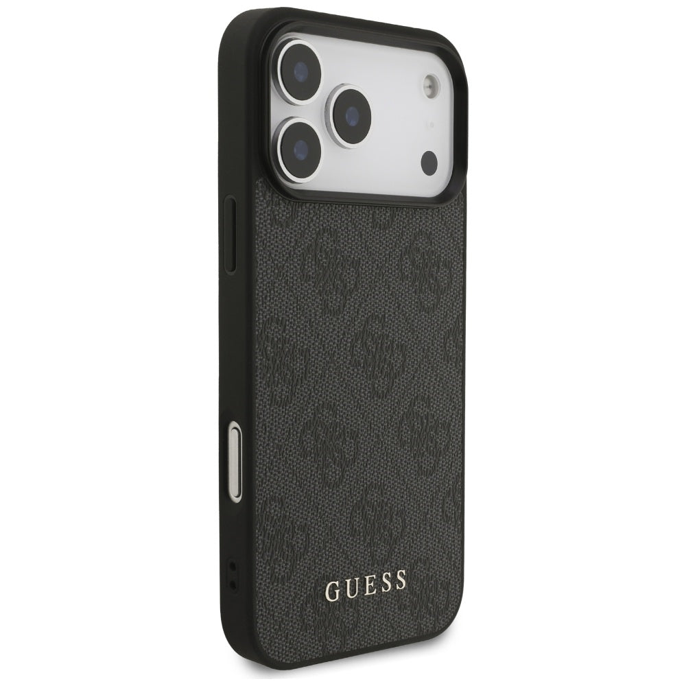 Kuori Apple iPhone 18 Pro / 17 Pro, Guess, 4G Classic Logo, Musta