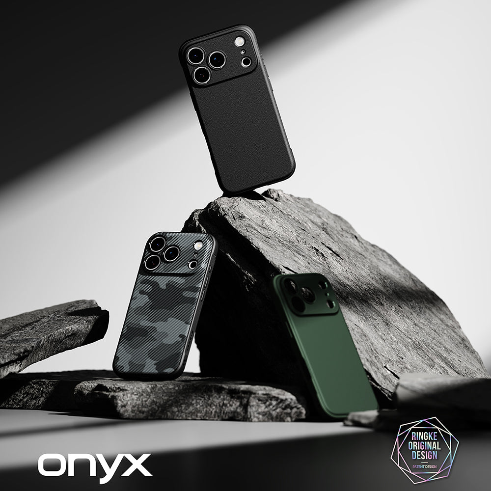 Kuori Apple iPhone 18 Pro / 17 Pro:lle, Ringke, Onyx, Maastokuvio