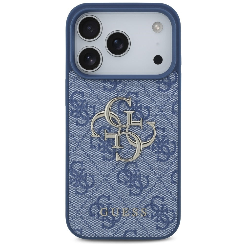 Kuori Apple iPhone 18 Pro Max / 17 Pro Max, Guess, 4G Big Logo, Sininen