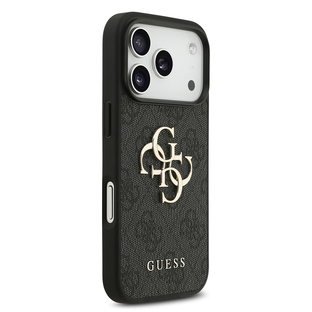 Kuori Apple iPhone 18 Pro Max / 17 Pro Max, Guess, 4G Big Logo, Musta
