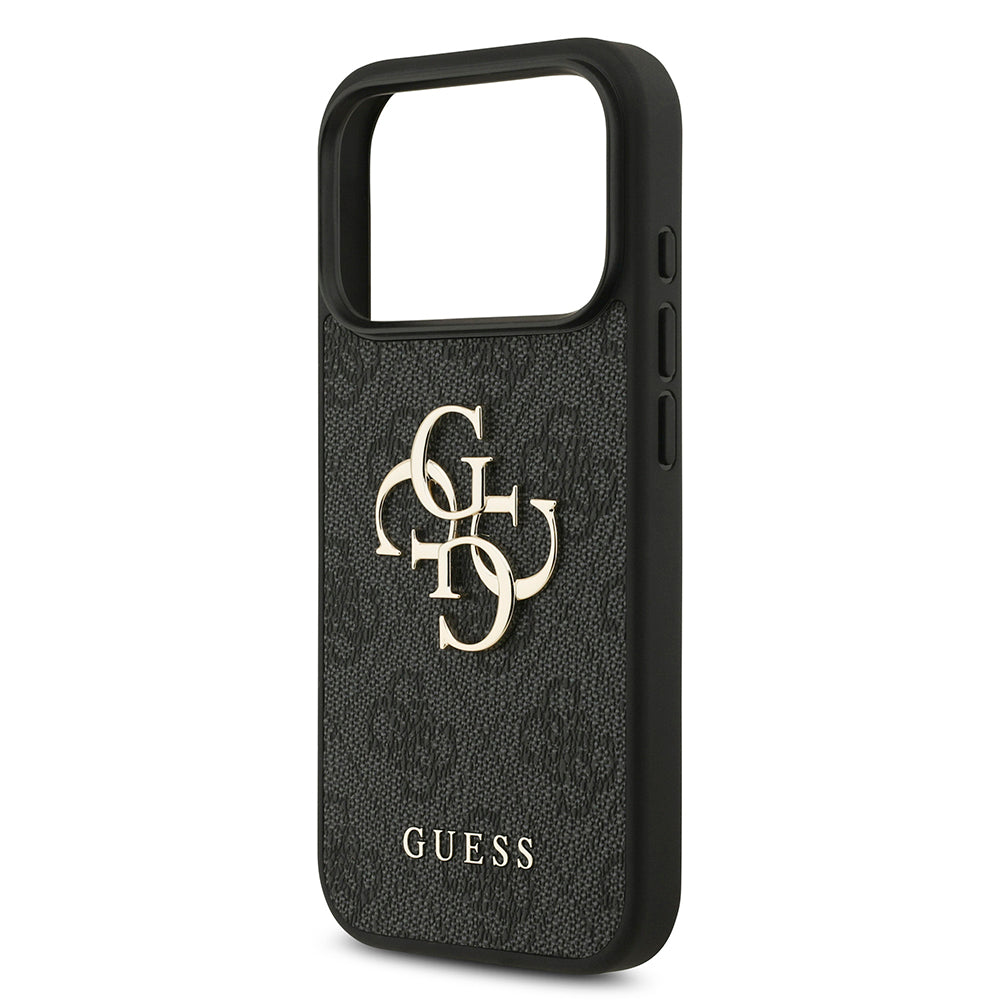 Kuori Apple iPhone 18 Pro Max / 17 Pro Max, Guess, 4G Big Logo, Musta