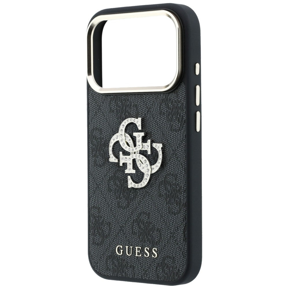 Kuori Apple iPhone 18 Pro Max / 17 Pro Max, Guess, 4G Big Strass Logo, Musta