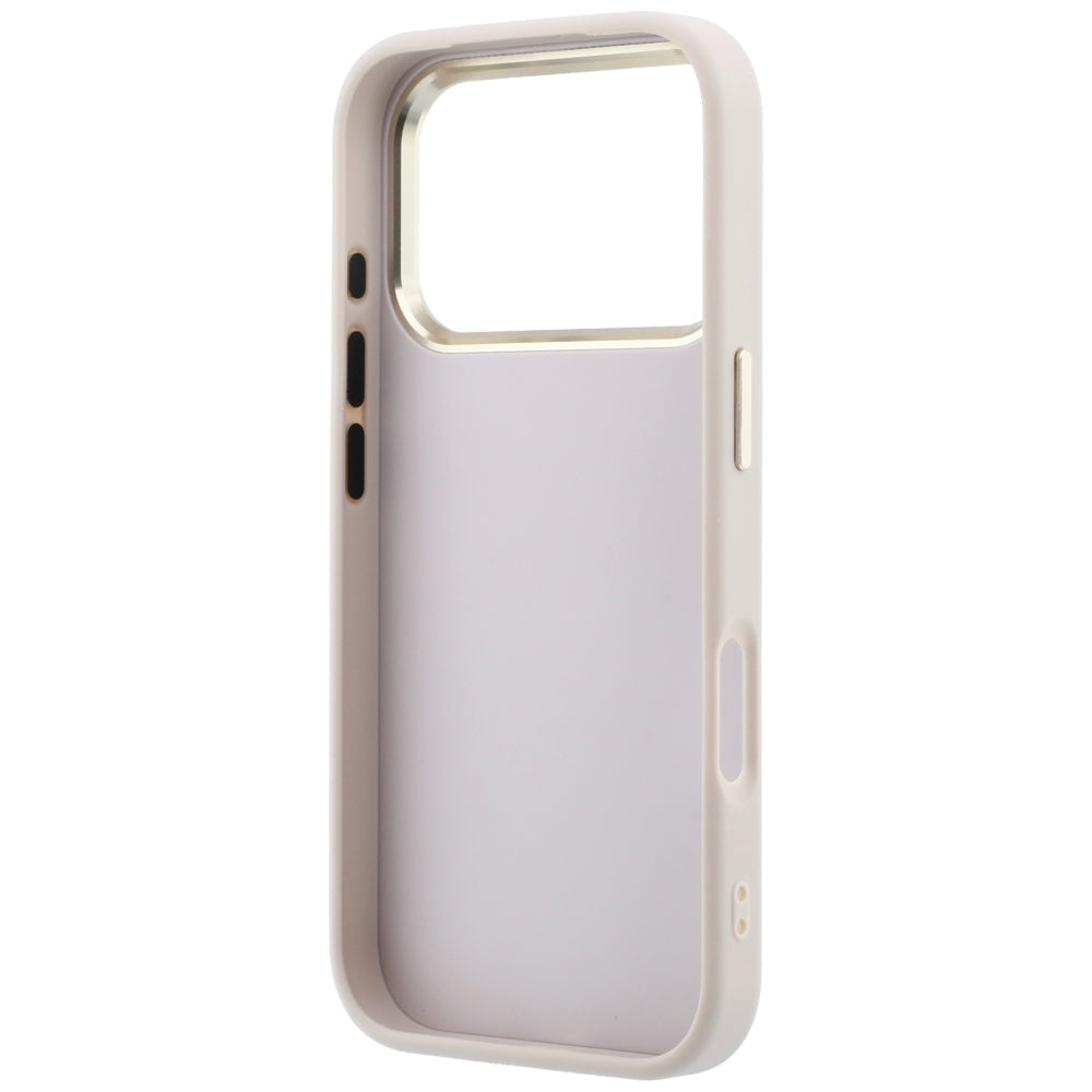 Kuori Apple iPhone 18 Pro Max / 17 Pro Max, Guess, 4G Big Strass Logo, Vaaleanpunainen