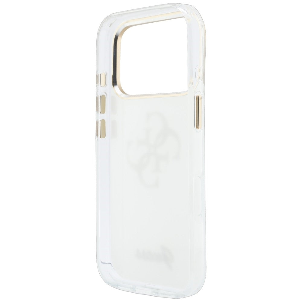 Kuori Apple iPhone 18 Pro Max / 17 Pro Max, Guess, IML 4G Metal Script, Valkoinen