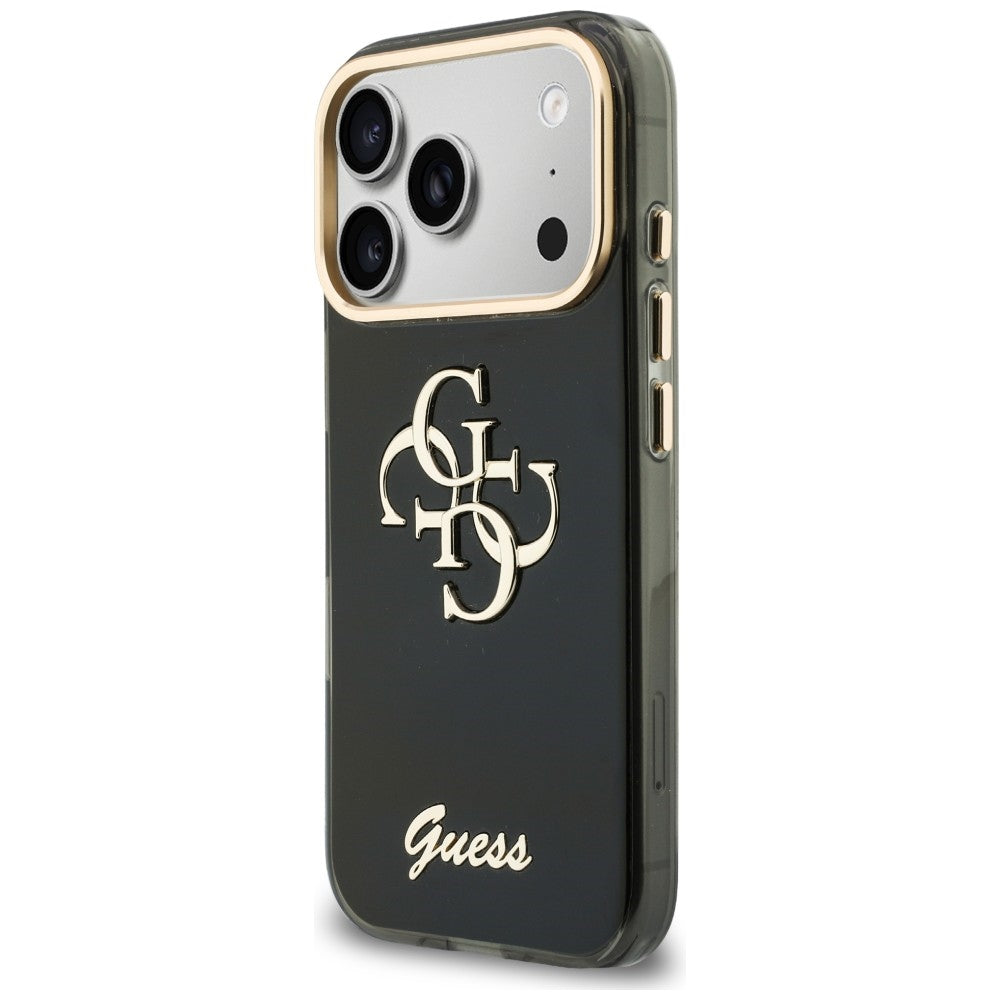 Kuori Apple iPhone 18 Pro Max / 17 Pro Max, Guess, IML 4G Metal Script, Musta