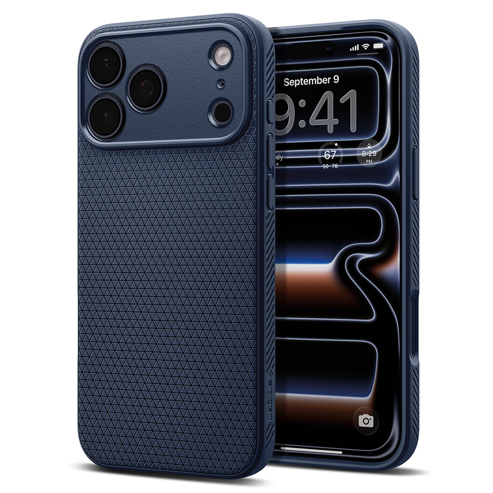 Kuori Apple iPhone 18 Pro Max / 17 Pro Max, Spigen, Liquid Air, Laivastonsininen ACS12112