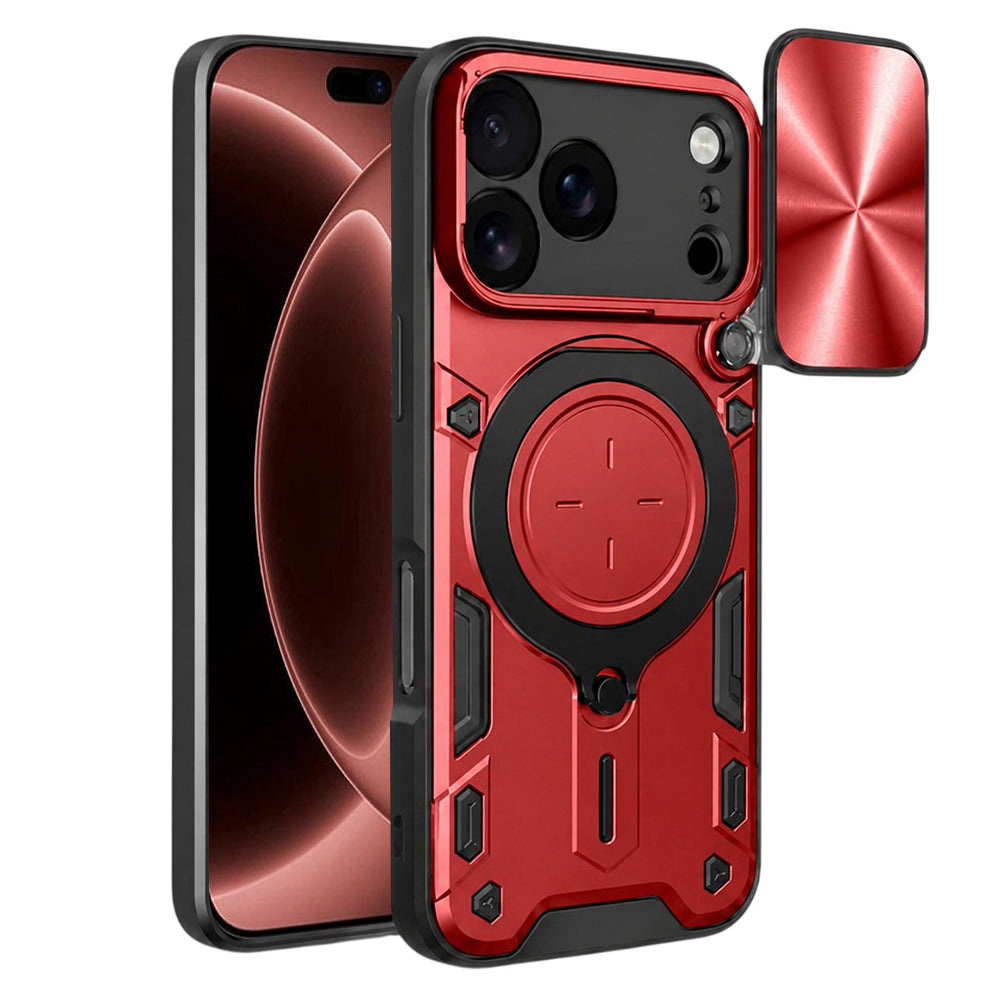 Kuori Apple iPhone 18 Pro Max / 17 Pro Max, Techsuit, CamGuard Pro, Punainen