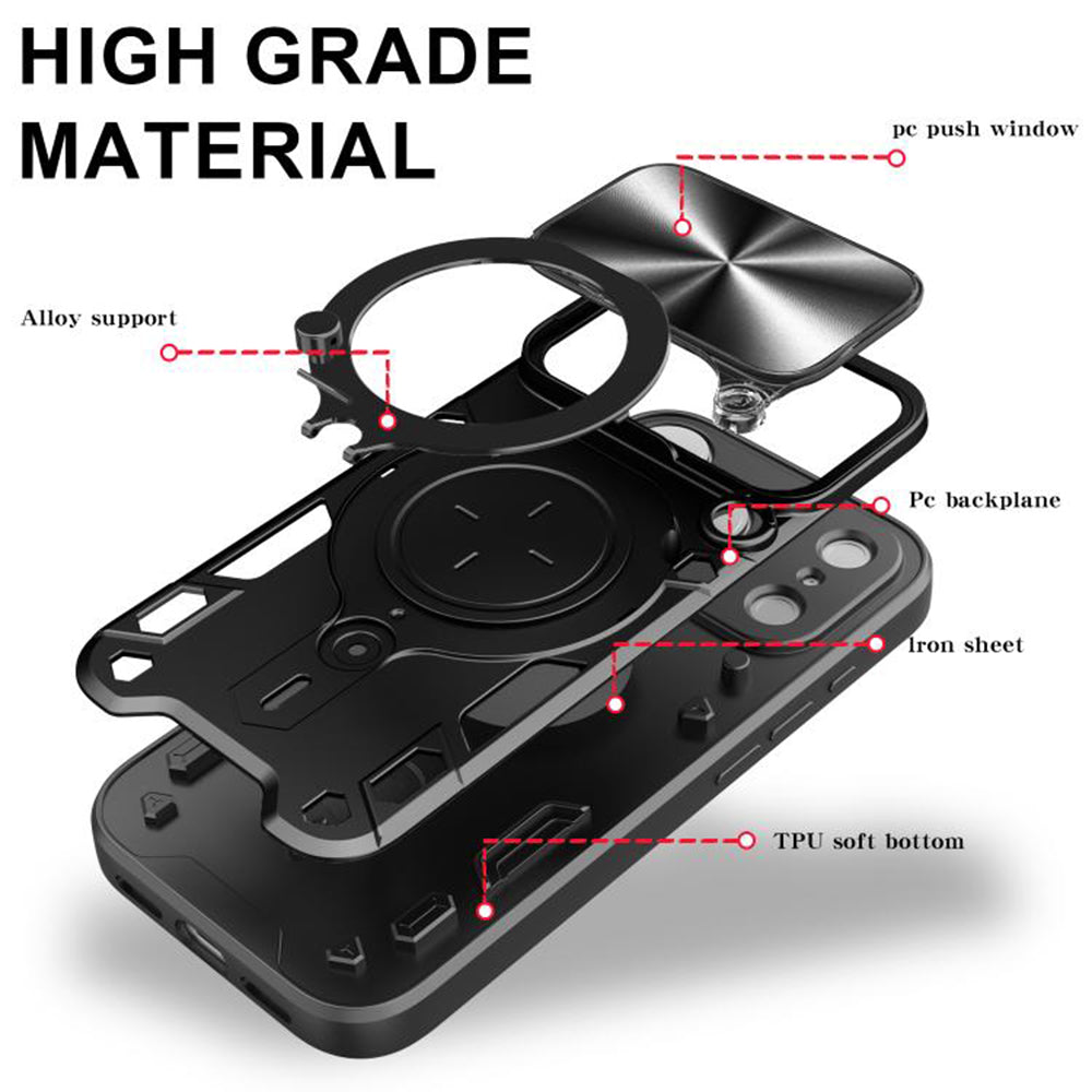 Kuori Apple iPhone 18 Pro Max / 17 Pro Max, Techsuit, CamGuard Pro, Punainen