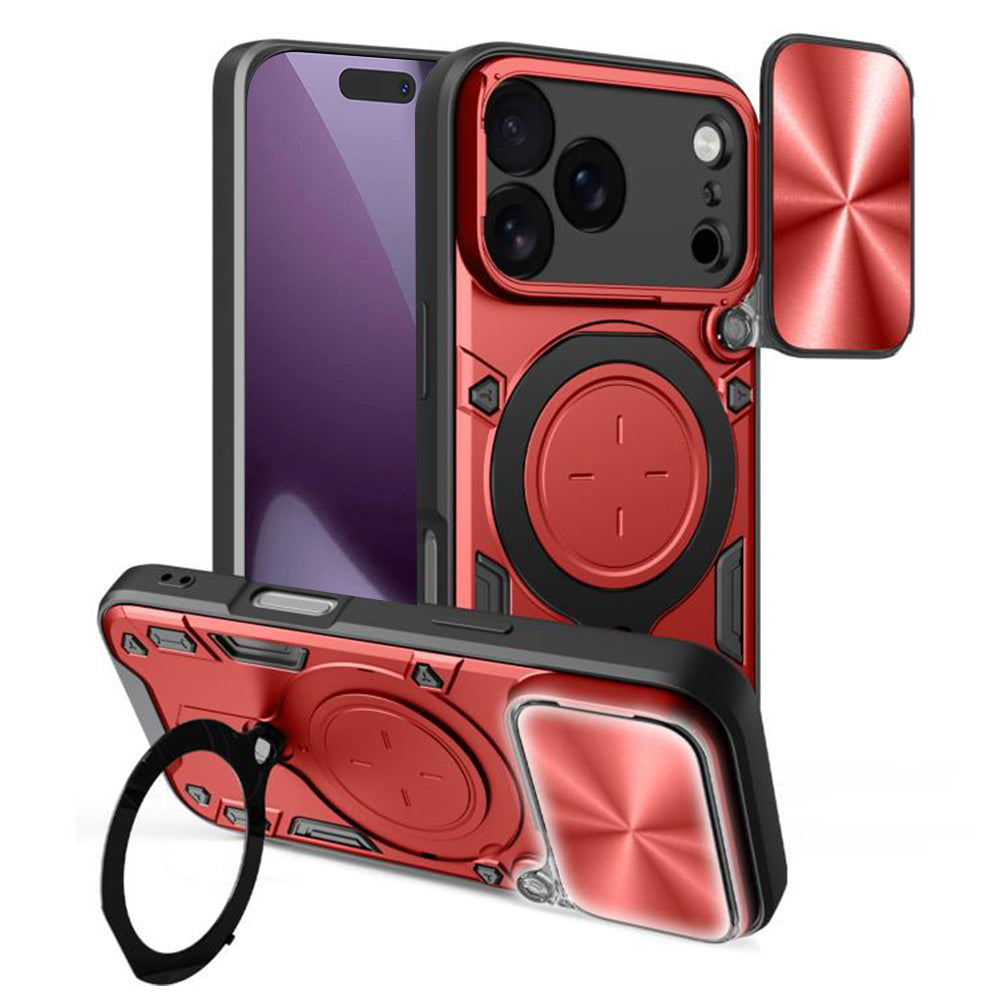 Kuori Apple iPhone 18 Pro Max / 17 Pro Max, Techsuit, CamGuard Pro, Punainen