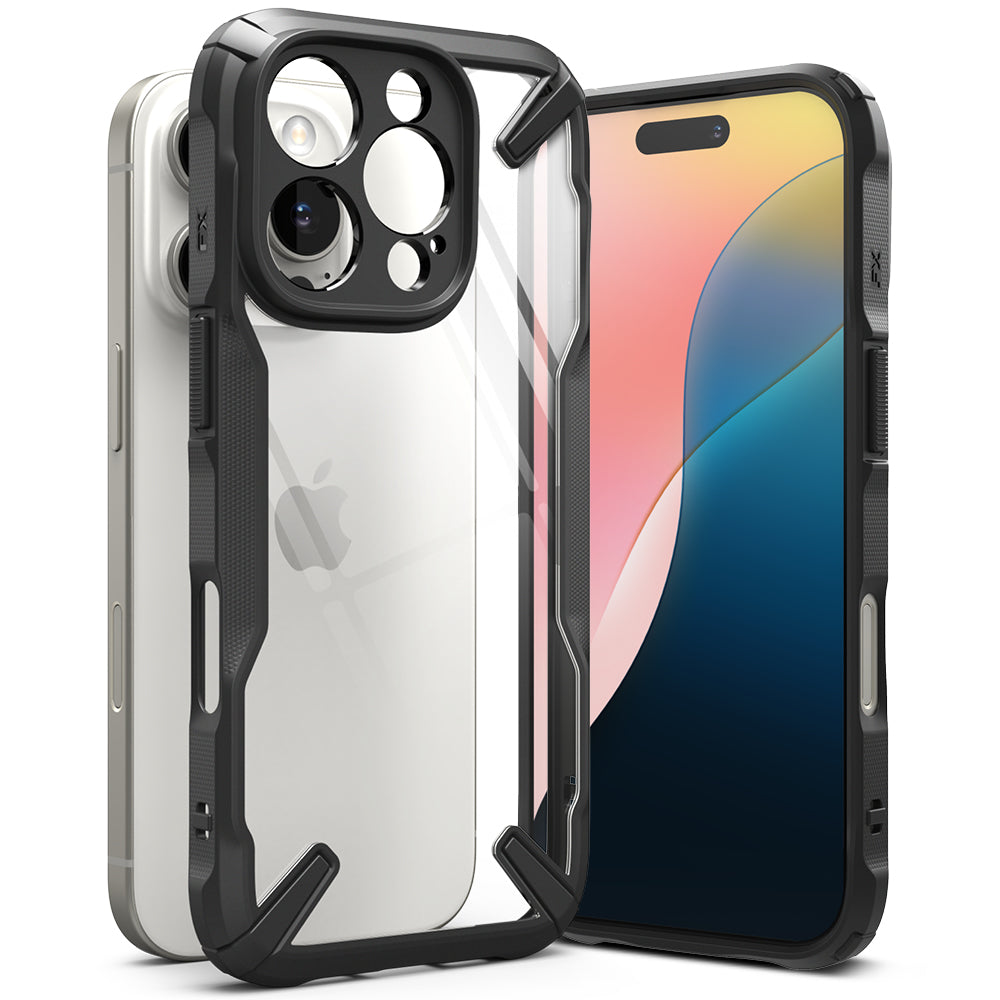 Kotelo Apple iPhone 16 Pro Max, Ringke, Fusion X, musta