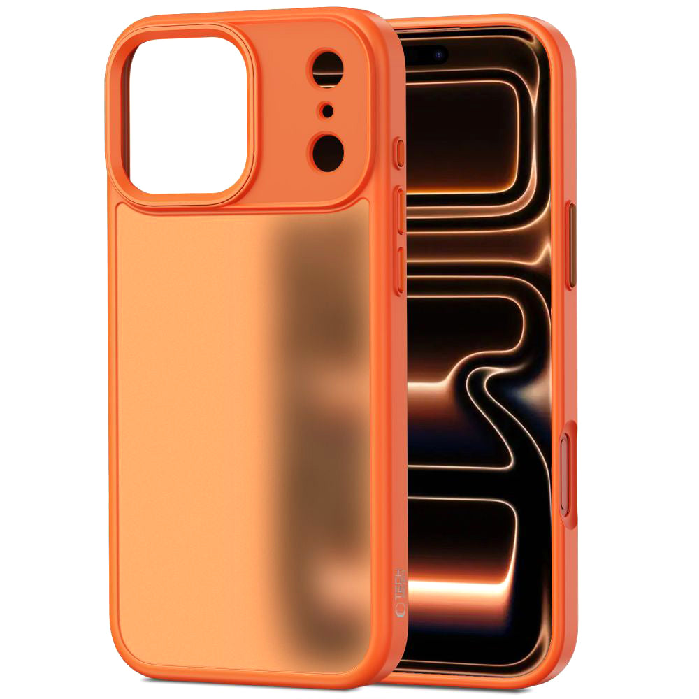 Suojakotelo Apple iPhone 17 Pro Maxille, Tech-Protect, Magmat, Matta Oranssi