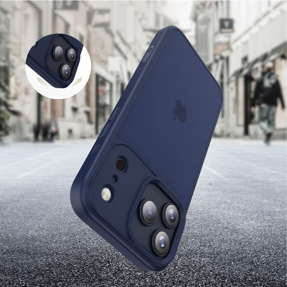 Suojakotelo Apple iPhone 17 Pro Max:lle, Tech-Protect, Magmat, Matta Tummansininen