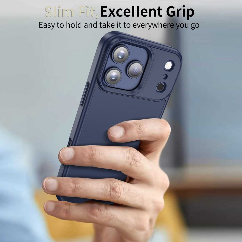 Suojakotelo Apple iPhone 17 Pro Max:lle, Tech-Protect, Magmat, Matta Tummansininen