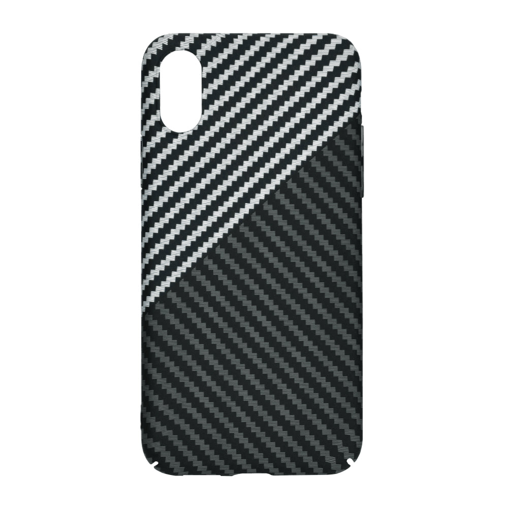 Kuori Apple iPhone XR:lle, Techsuit, Carbonite FiberShell, Musta Harmaa