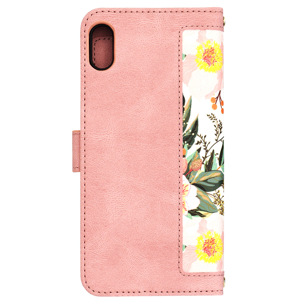 Kuori Apple iPhone XS Maxille, Techsuit, FlipCraft, Vaaleanpunainen