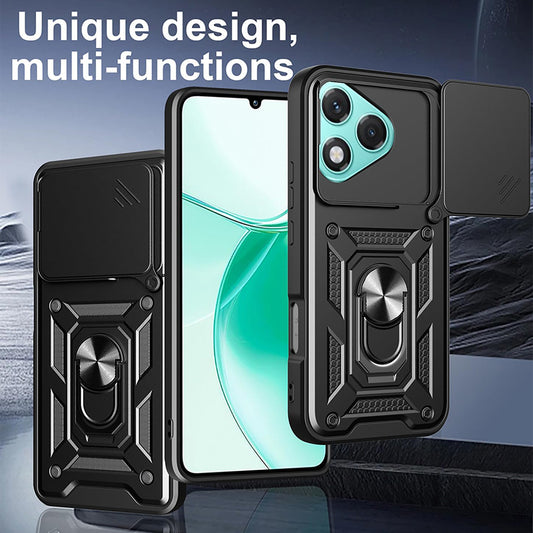 Kuori Honor 400 Lite -puhelimelle, Techsuit, CamShield, Sininen