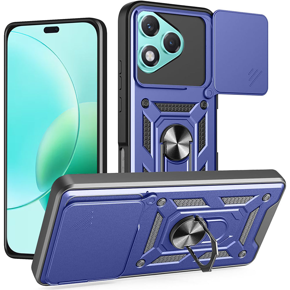Kuori Honor 400 Lite -puhelimelle, Techsuit, CamShield, Sininen