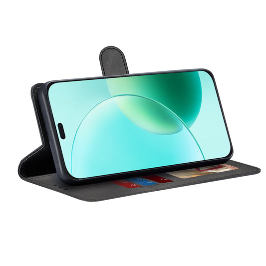 Honor 400 Lite -suojakuori, Techsuit, Diary Book, Musta
