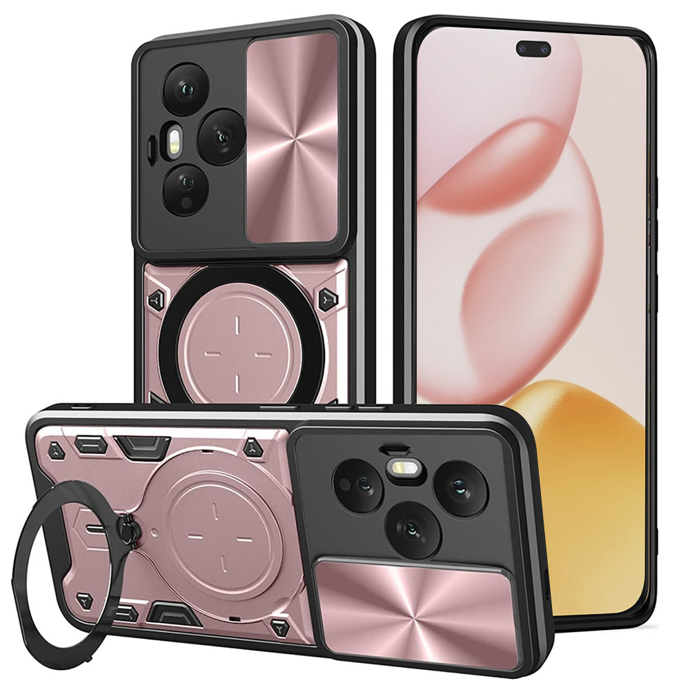 Kuori Honor 400 Pro:lle, Techsuit, CamGuard Pro, vaaleanpunakultainen