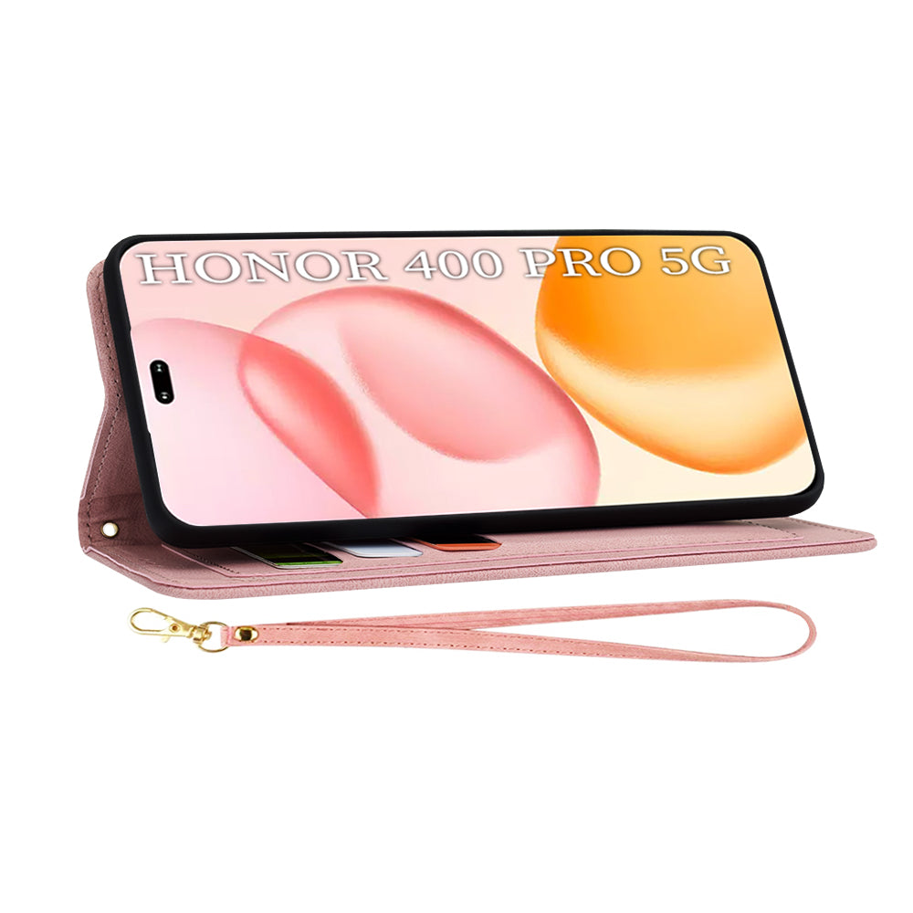 Kuori Honor 400 Pro:lle, Techsuit, FlipCraft, Vaaleanpunainen