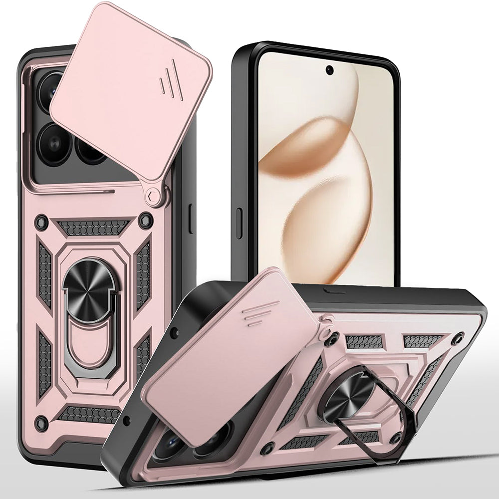 Kotelo Honor 400 Smart 4G / X7d 4G / 400 Smart 5G, Techsuit, CamShield, Pinkki