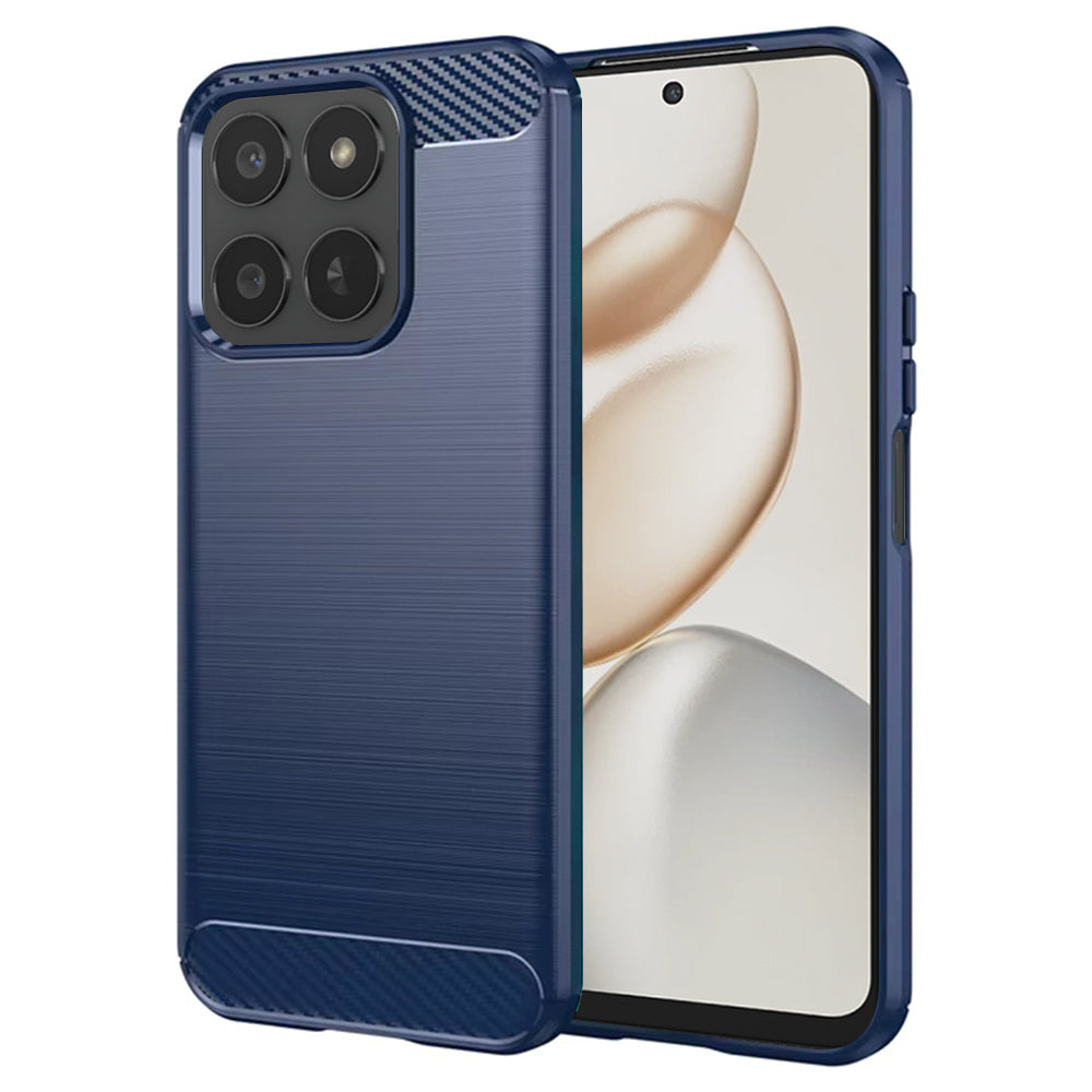 Kotelo Honor 400 Smart 4G / X7d 4G / 400 Smart 5G, Techsuit, Carbon, Sininen