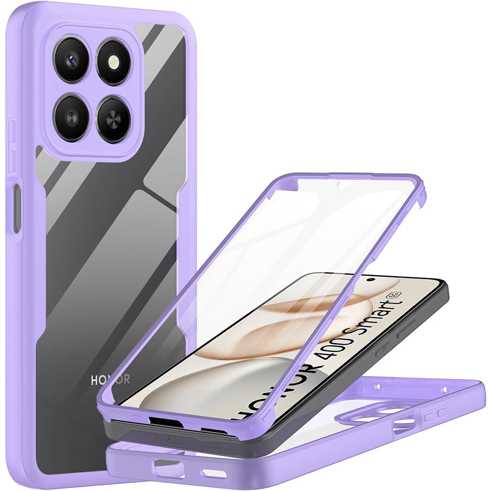 Suojakotelo Honor 400 Smart 4G / X7d 4G / 400 Smart 5G, Techsuit, ColorVerse 360, Violetti