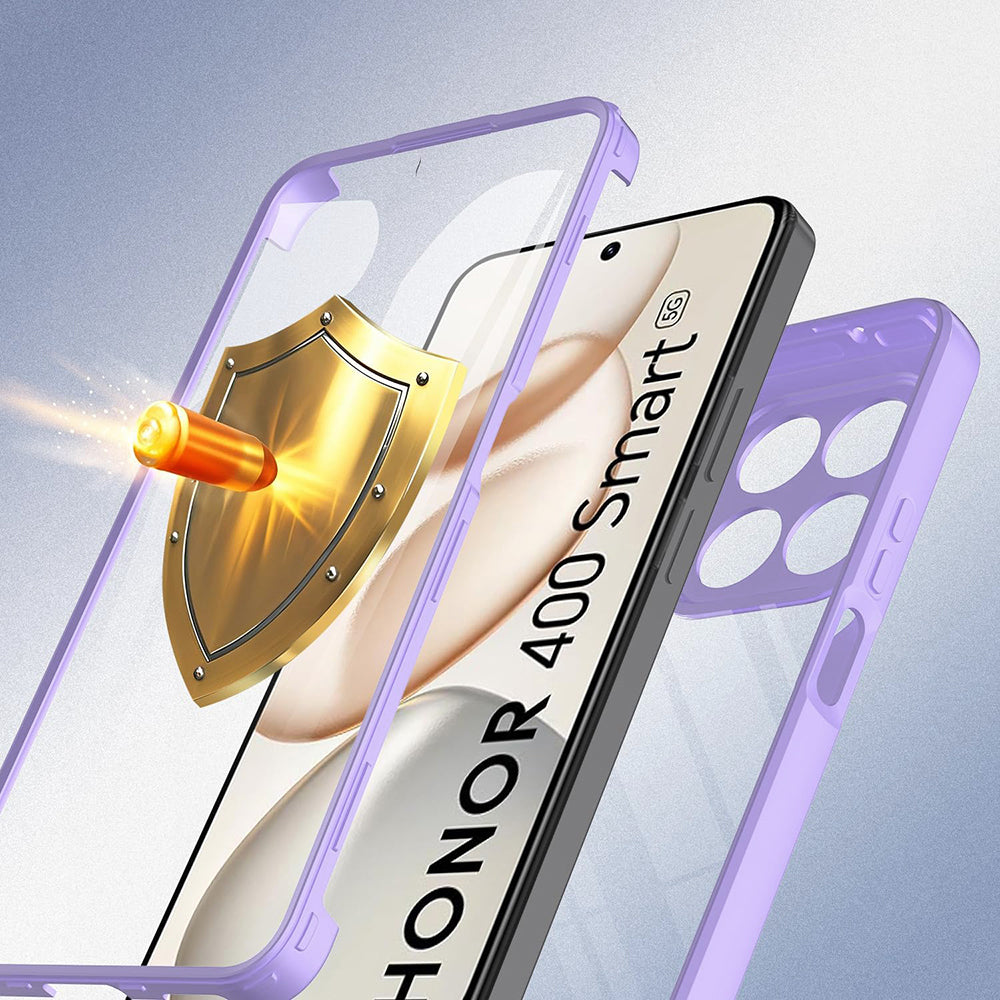 Suojakotelo Honor 400 Smart 4G / X7d 4G / 400 Smart 5G, Techsuit, ColorVerse 360, Violetti