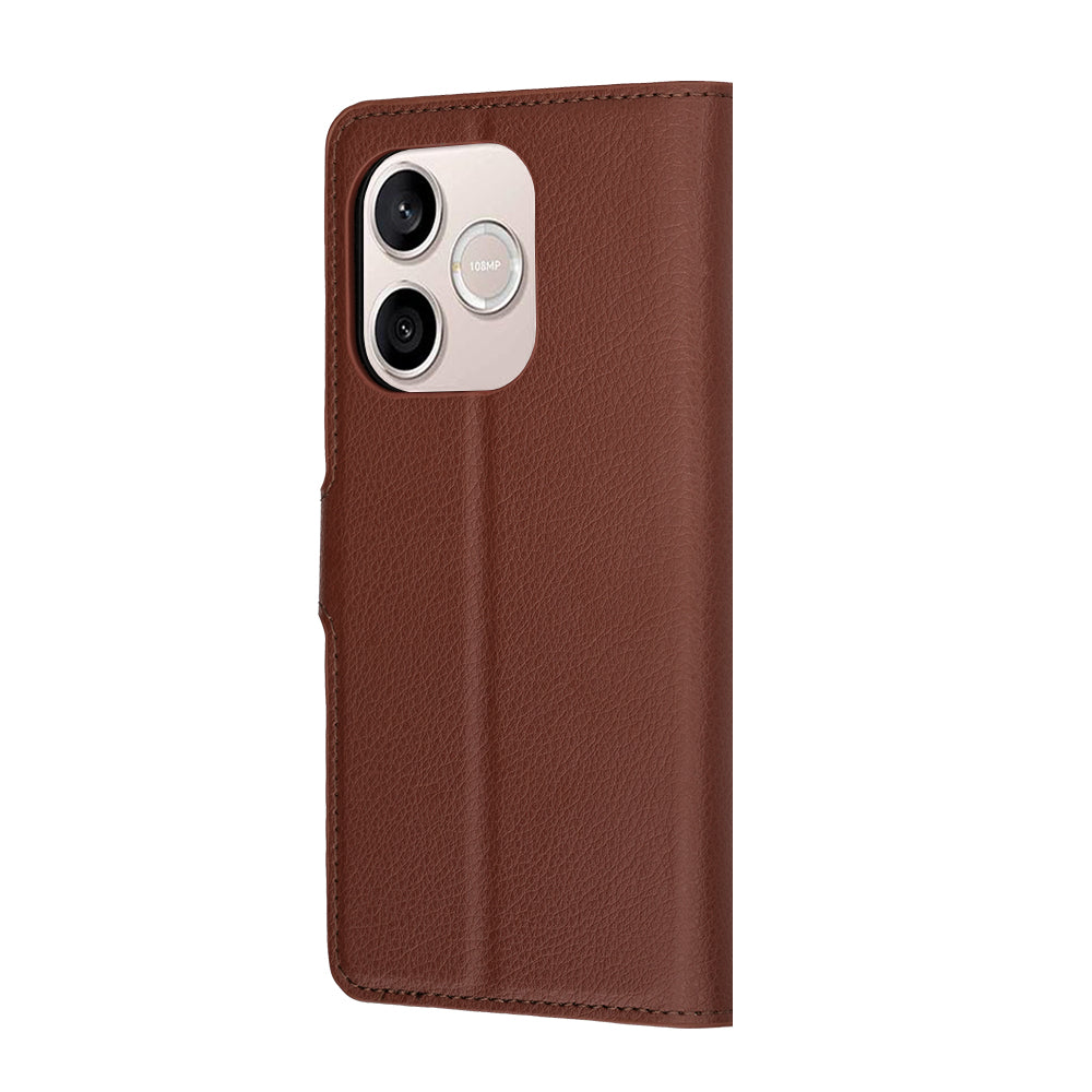 Kotelo Honor 600 Lite -puhelimelle, Techsuit, Leather Folio, Ruskea