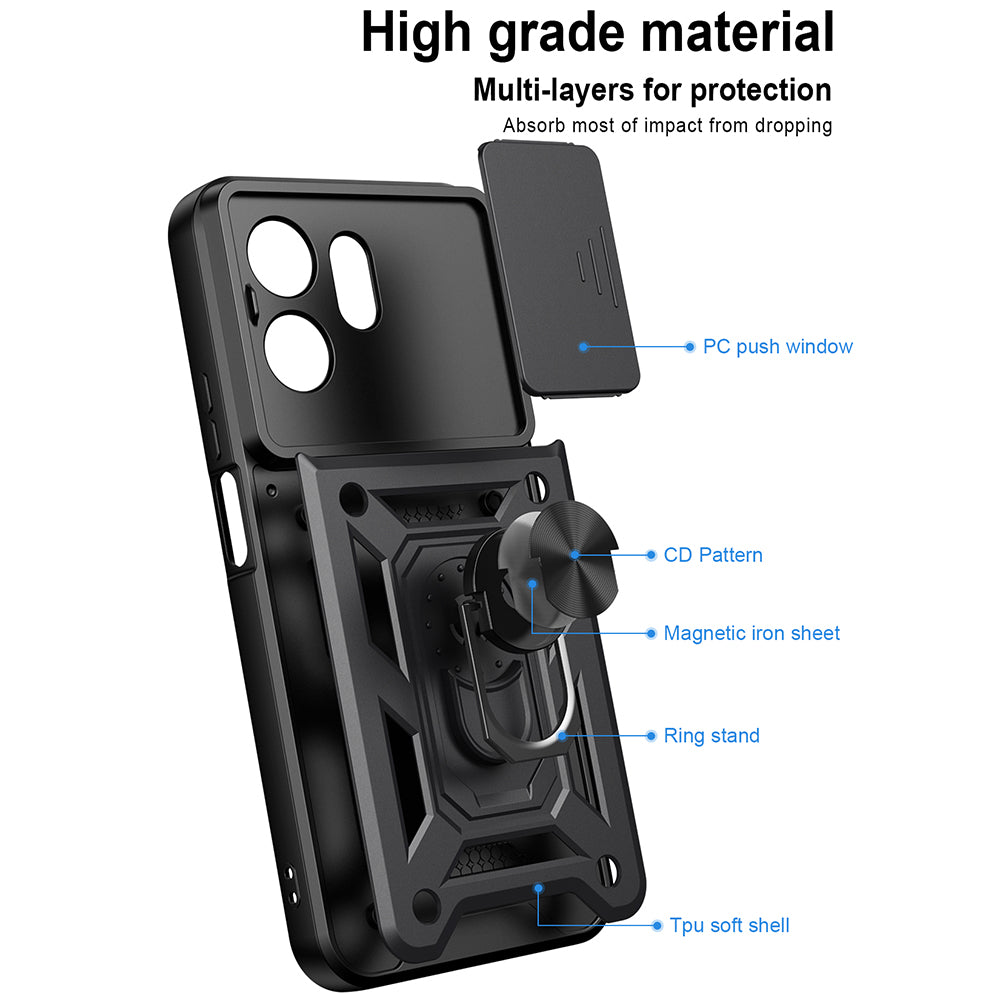 Kuori Honor 600 Smartille, Techsuit, CamShield, Vihreä