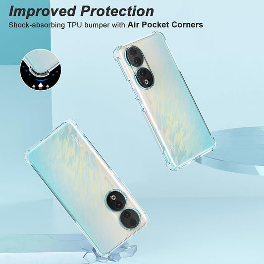 Kuori Honor 90 Pro:lle, Techsuit, Iskunkestävä Kirkas, Läpinäkyvä