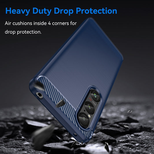 Kotelo Honor Magic6 Lite, Techsuit, Carbon, Sininen