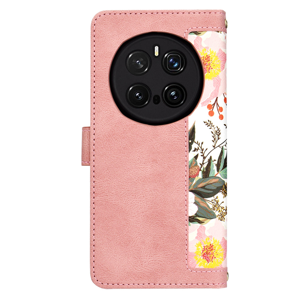 Kuori Honor Magic7 Pro:lle, Techsuit, FlipCraft, Vaaleanpunainen