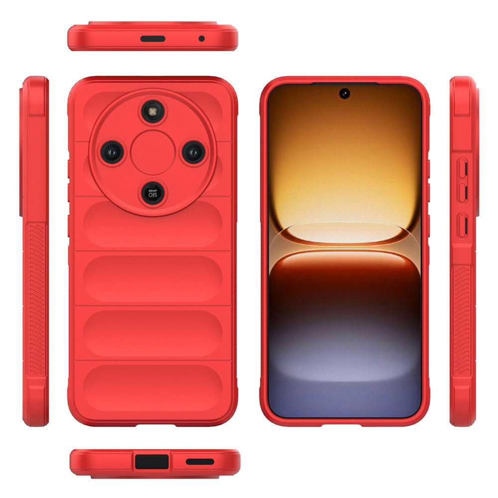 Kotelo Honor Magic8 Lite, Techsuit, Magic Shield, Punainen