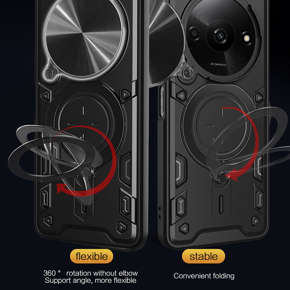 Kotelo Honor Magic8 Pro:lle, Techsuit, CamGuard Pro, Punainen