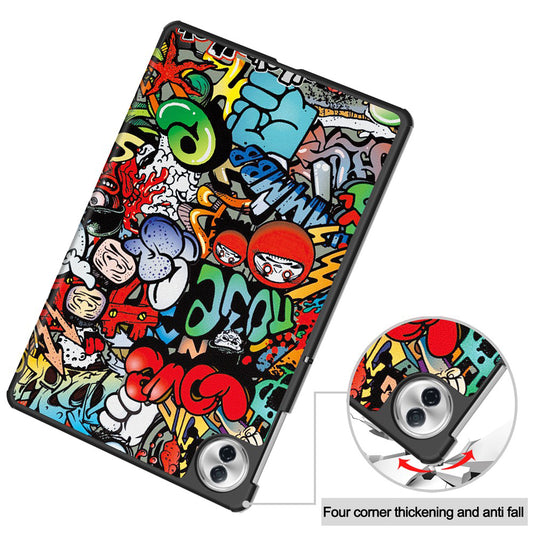 Case for Honor Pad 10, Techsuit, FoldPro Urban Vibe, Multicolor