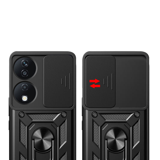 Kotelo Honor X7b 5G / 90 Smart / X7b 4G, Techsuit, CamShield, Vihreä