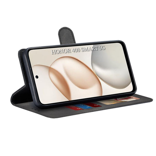 Kuori Honor 400 Smart 4G / X7d 4G:lle, Techsuit, Diary Book, Musta
