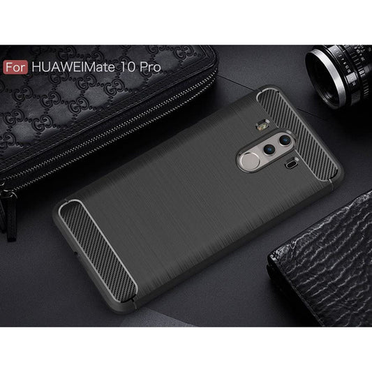 Kuori Huawei Mate 10 Pro:lle, Techsuit, Hiili, Musta
