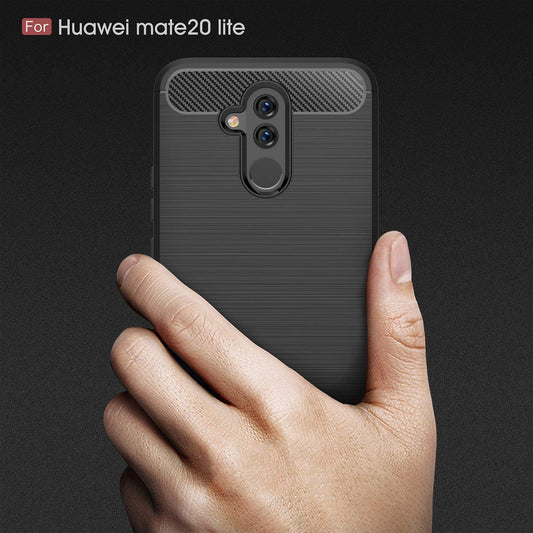 Kuori Huawei Mate 20 Litelle, Techsuit, Hiili, Musta