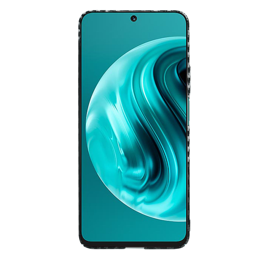 Kuori Huawei nova 13i / nova 12i:lle, Techsuit, Carbonite FiberShell, Musta Harmaa